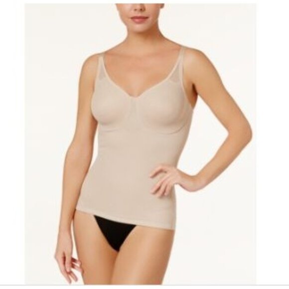 Miraclesuit Women's Sheer Shaping Camisole in Nude |  Size 36DD | - Picture 1 of 6